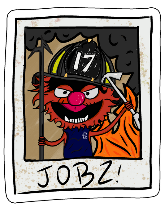 Animal Jobs Sticker